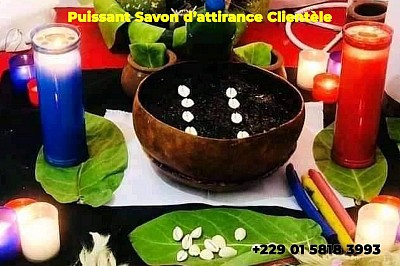 Savon d’attirance clientèle du Marabout Kpayéro - Boostez vos ventes par la magie.